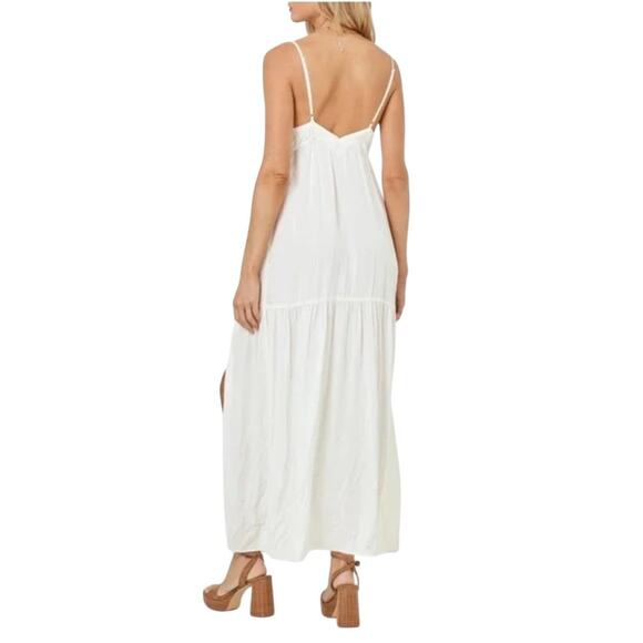 NWT! L*Space Victoria Coastal Beachy Maxi Dress in Cream - Size Small - Picture 6 of 12